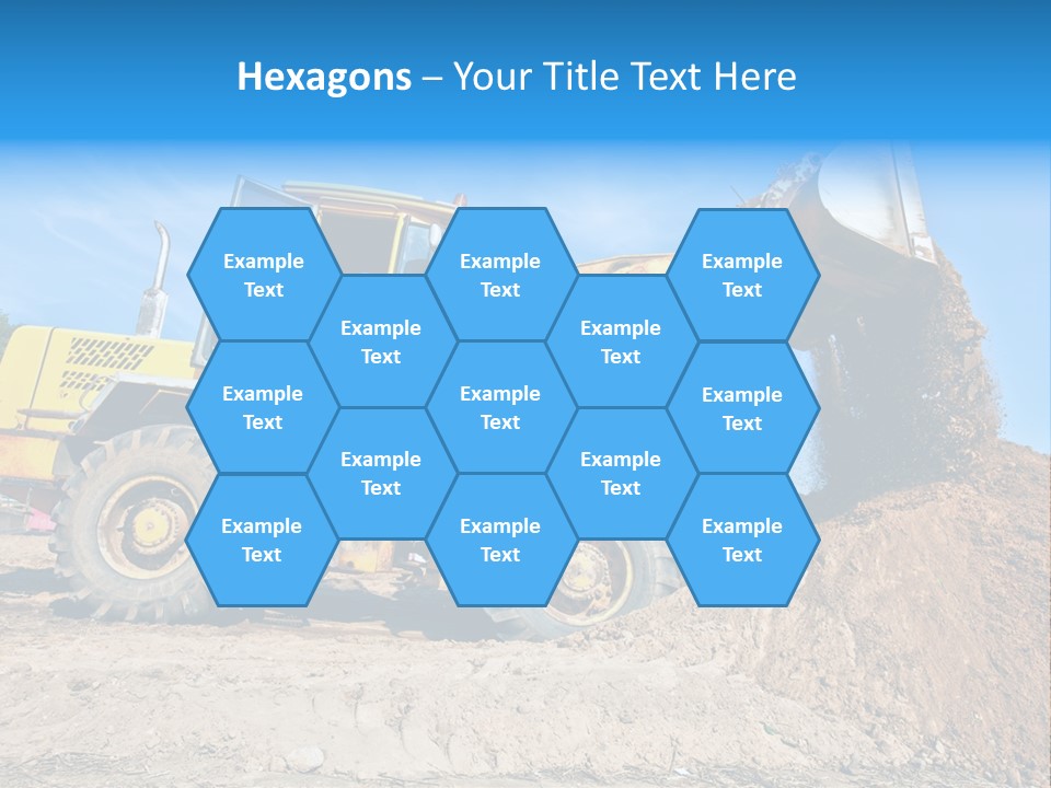 Shovel Earthmoving Heavy Duty PowerPoint Template