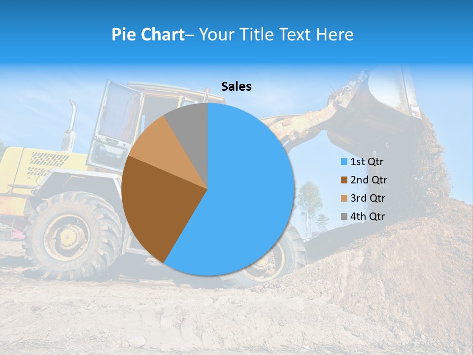 Shovel Earthmoving Heavy Duty PowerPoint Template