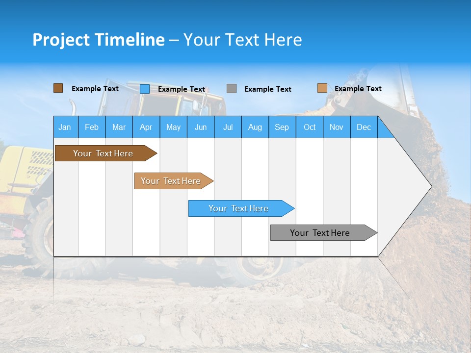 Shovel Earthmoving Heavy Duty PowerPoint Template
