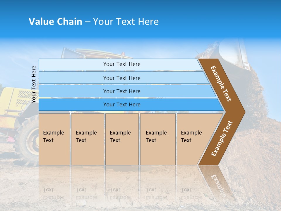 Shovel Earthmoving Heavy Duty PowerPoint Template