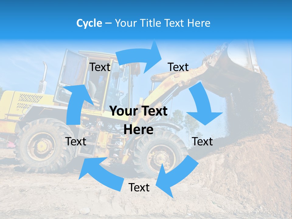 Shovel Earthmoving Heavy Duty PowerPoint Template