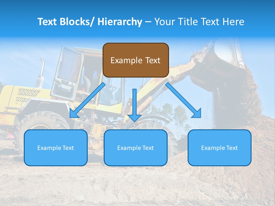 Shovel Earthmoving Heavy Duty PowerPoint Template