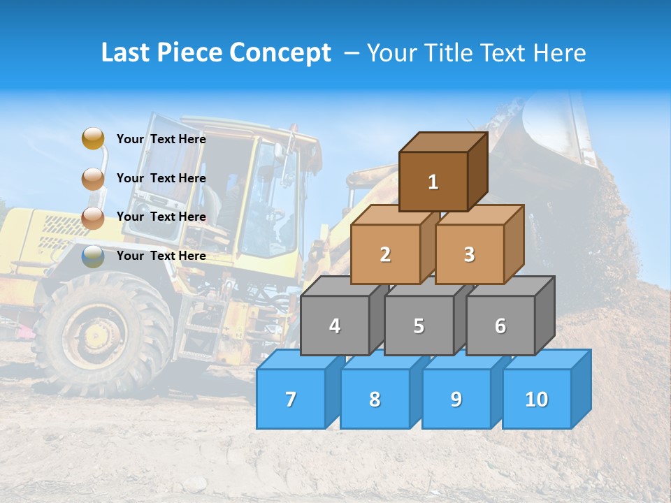 Shovel Earthmoving Heavy Duty PowerPoint Template