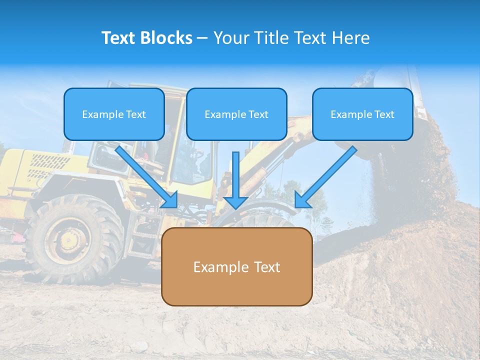 Shovel Earthmoving Heavy Duty PowerPoint Template