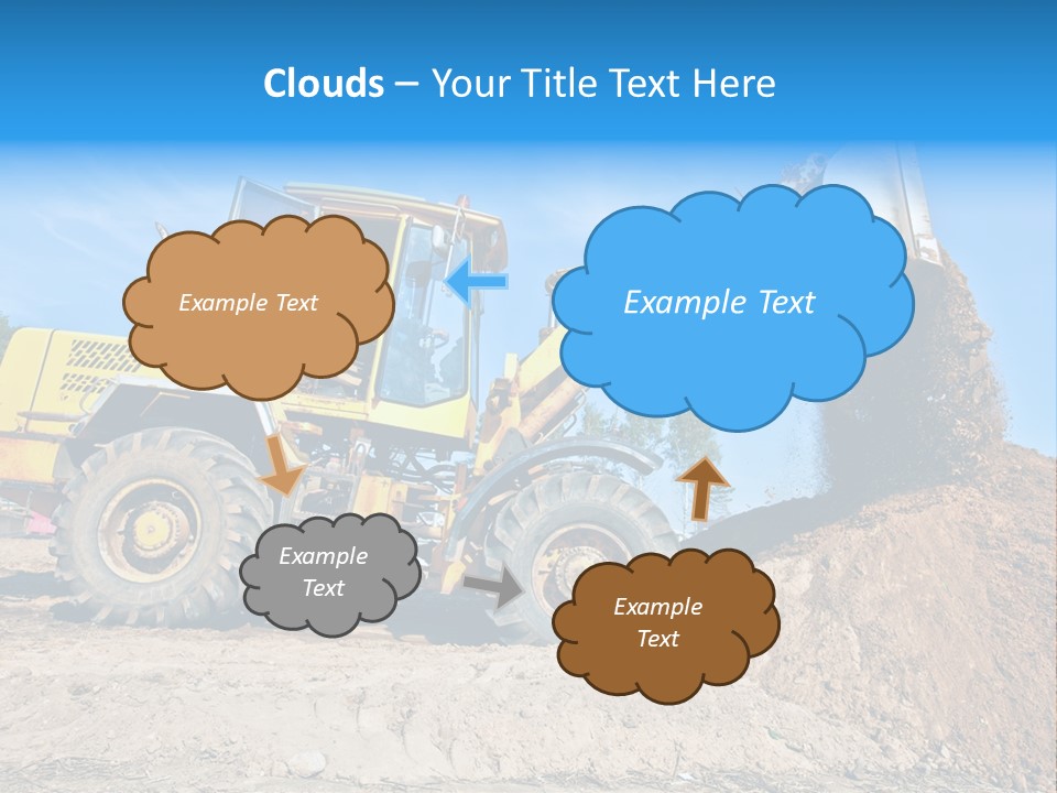 Shovel Earthmoving Heavy Duty PowerPoint Template