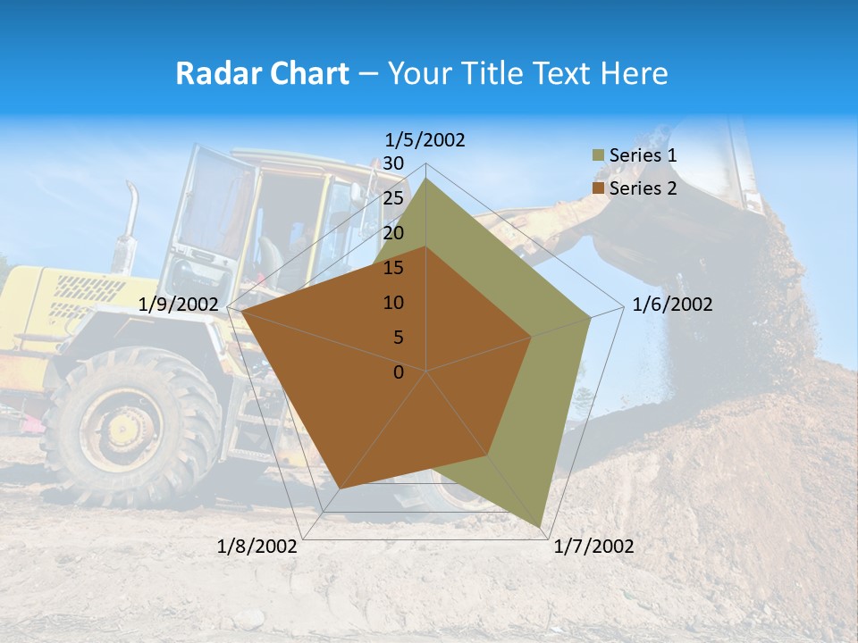 Shovel Earthmoving Heavy Duty PowerPoint Template