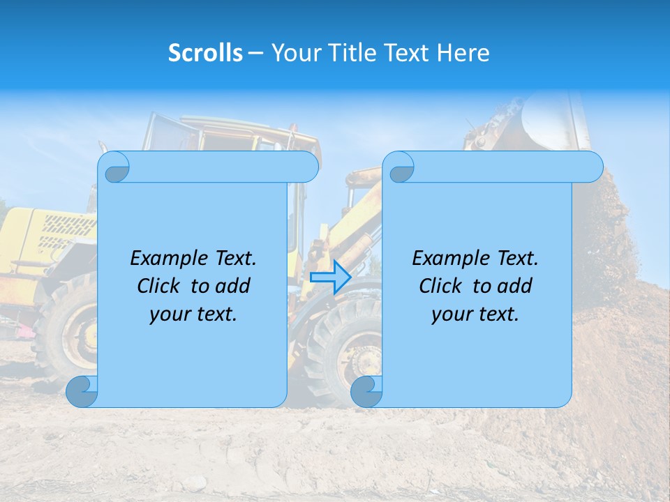 Shovel Earthmoving Heavy Duty PowerPoint Template