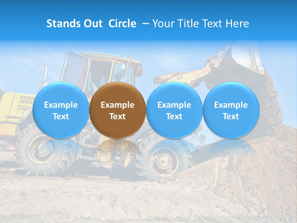 Shovel Earthmoving Heavy Duty PowerPoint Template