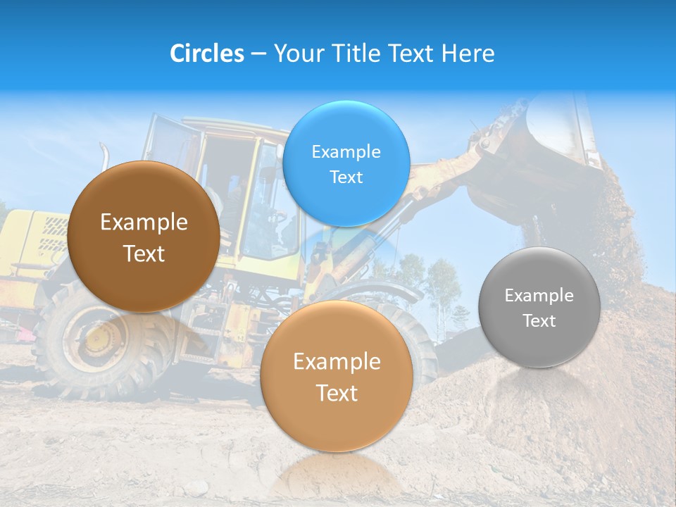 Shovel Earthmoving Heavy Duty PowerPoint Template