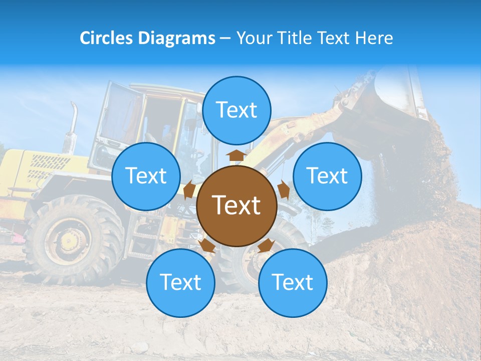 Shovel Earthmoving Heavy Duty PowerPoint Template