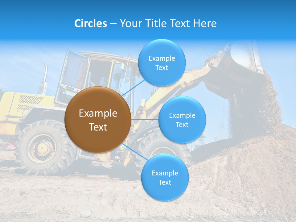 Shovel Earthmoving Heavy Duty PowerPoint Template