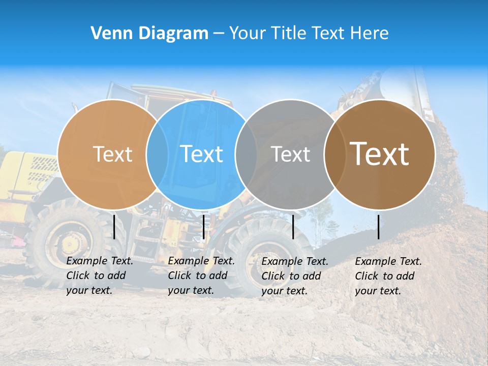 Shovel Earthmoving Heavy Duty PowerPoint Template