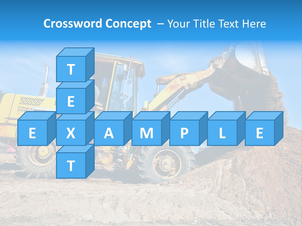 Shovel Earthmoving Heavy Duty PowerPoint Template