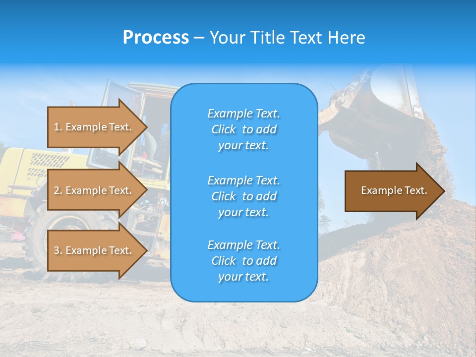 Shovel Earthmoving Heavy Duty PowerPoint Template