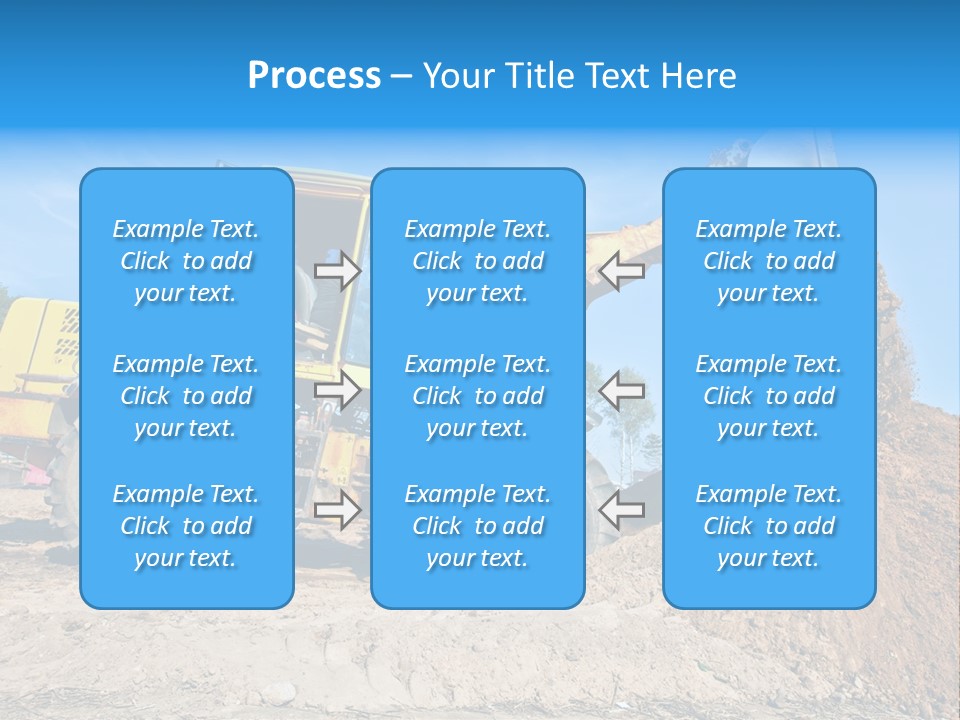 Shovel Earthmoving Heavy Duty PowerPoint Template