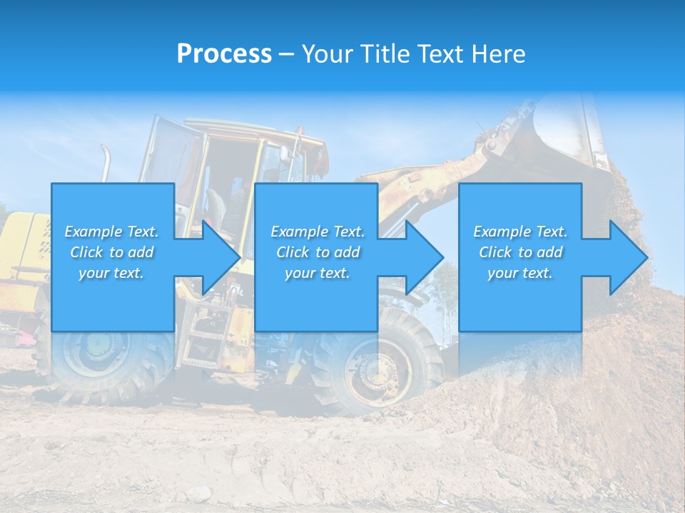 Shovel Earthmoving Heavy Duty PowerPoint Template
