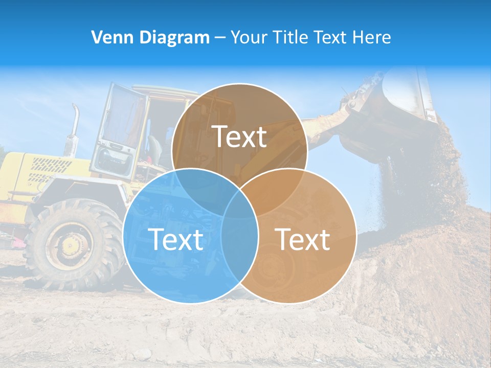 Shovel Earthmoving Heavy Duty PowerPoint Template