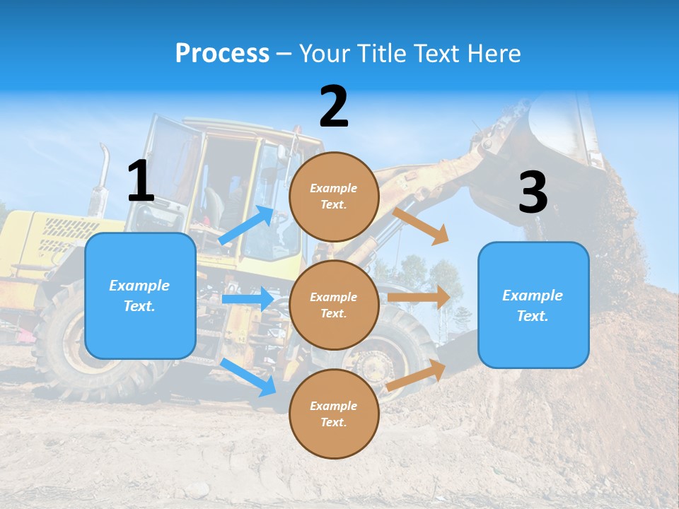 Shovel Earthmoving Heavy Duty PowerPoint Template