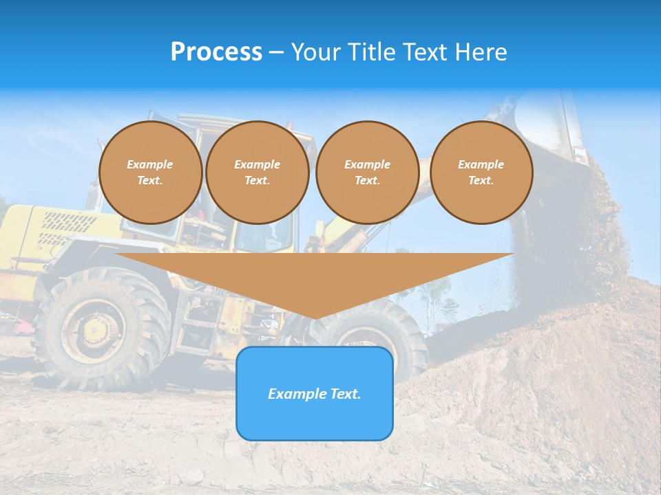 Shovel Earthmoving Heavy Duty PowerPoint Template