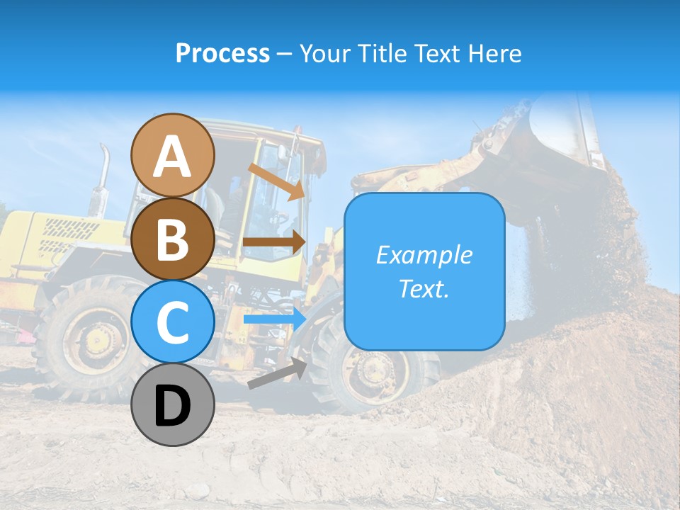 Shovel Earthmoving Heavy Duty PowerPoint Template