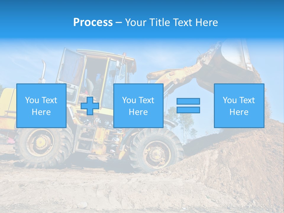 Shovel Earthmoving Heavy Duty PowerPoint Template