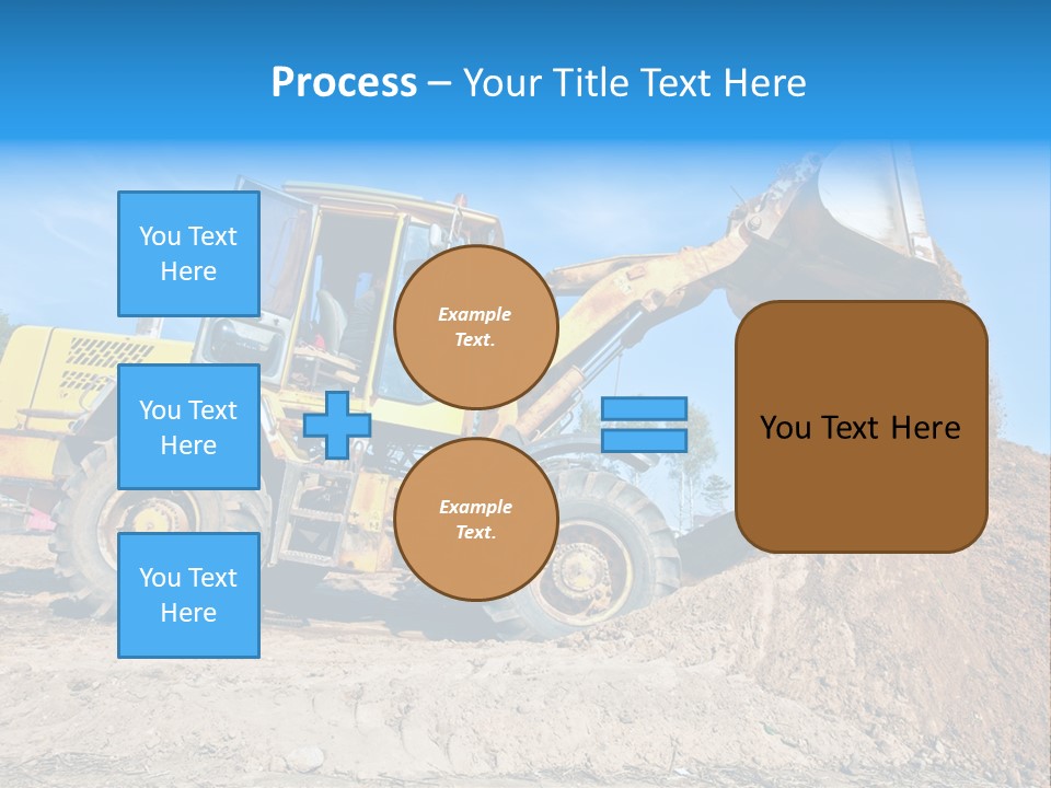 Shovel Earthmoving Heavy Duty PowerPoint Template