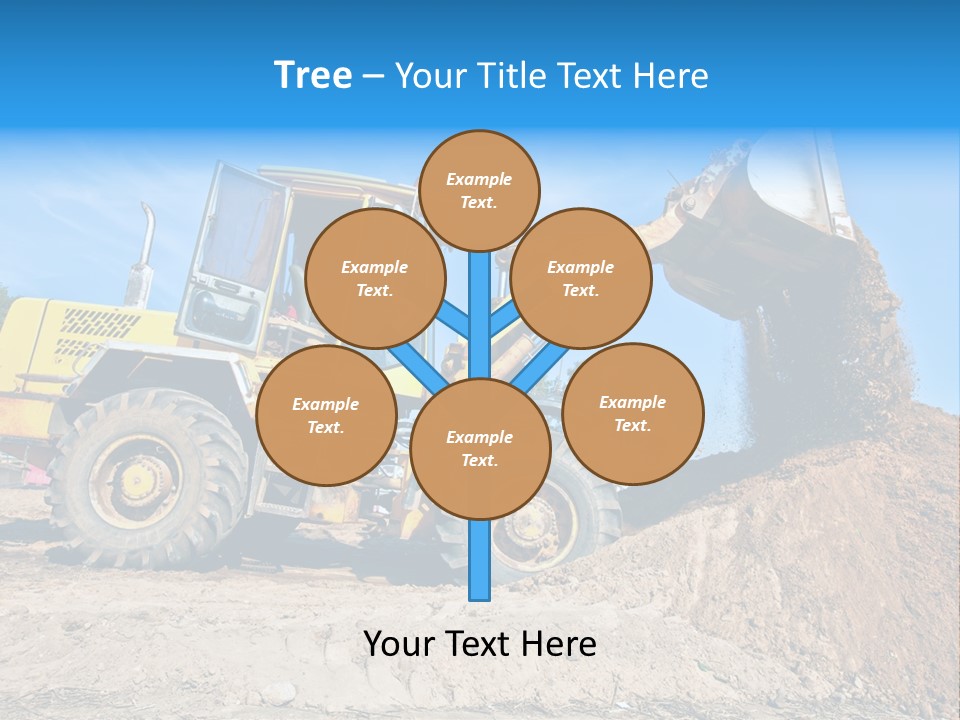 Shovel Earthmoving Heavy Duty PowerPoint Template