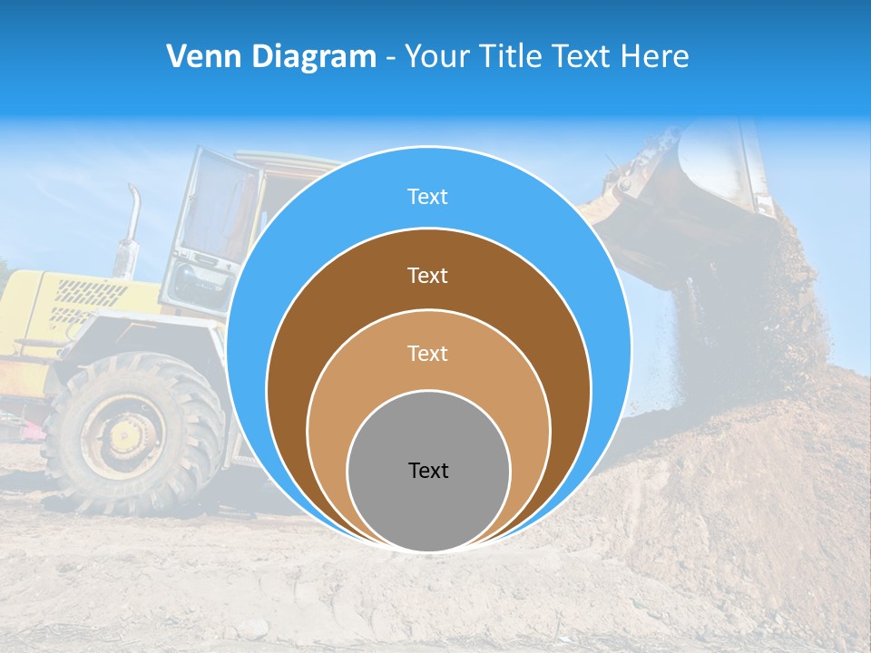 Shovel Earthmoving Heavy Duty PowerPoint Template