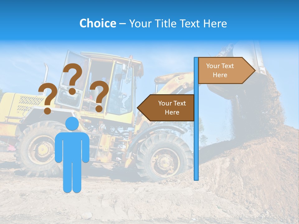 Shovel Earthmoving Heavy Duty PowerPoint Template