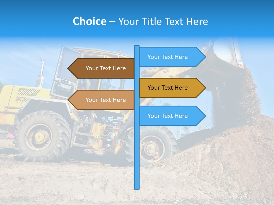 Shovel Earthmoving Heavy Duty PowerPoint Template