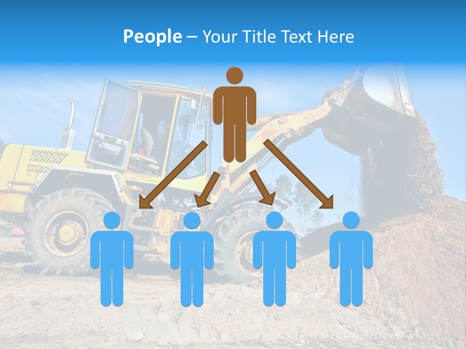 Shovel Earthmoving Heavy Duty PowerPoint Template