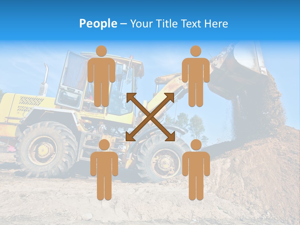 Shovel Earthmoving Heavy Duty PowerPoint Template