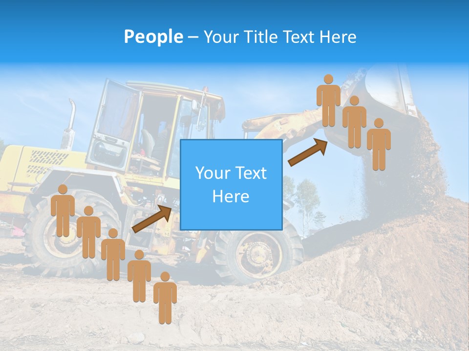 Shovel Earthmoving Heavy Duty PowerPoint Template