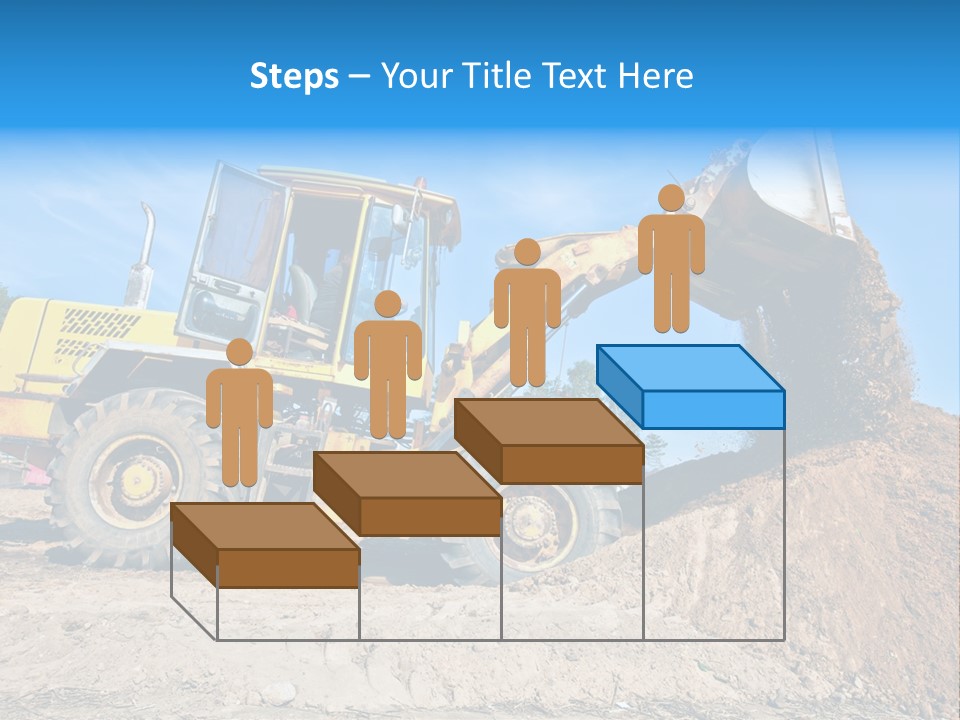 Shovel Earthmoving Heavy Duty PowerPoint Template