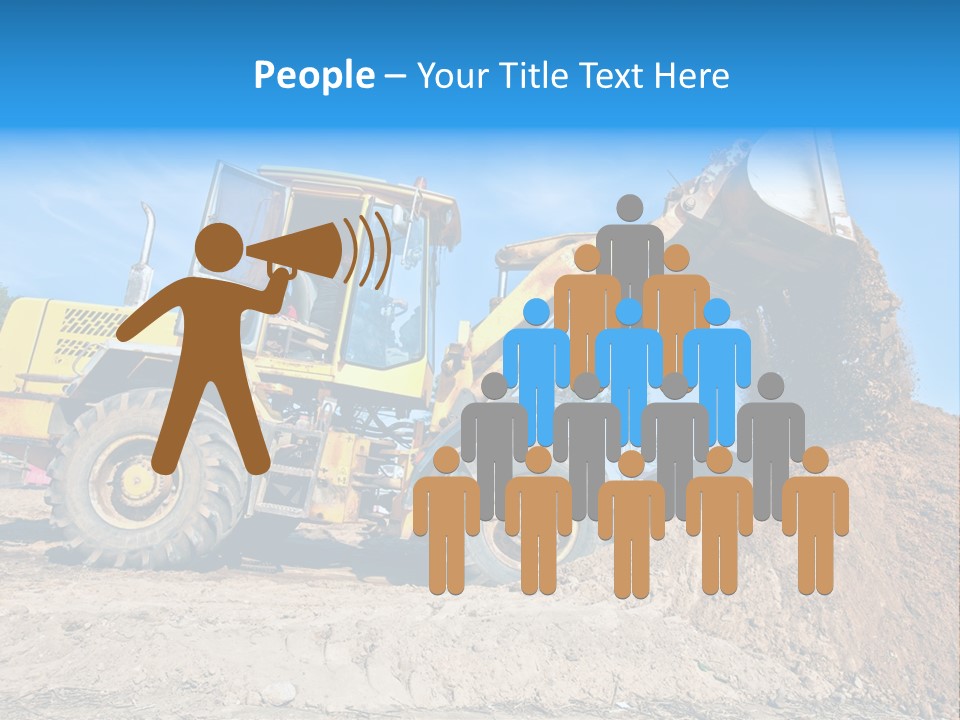 Shovel Earthmoving Heavy Duty PowerPoint Template