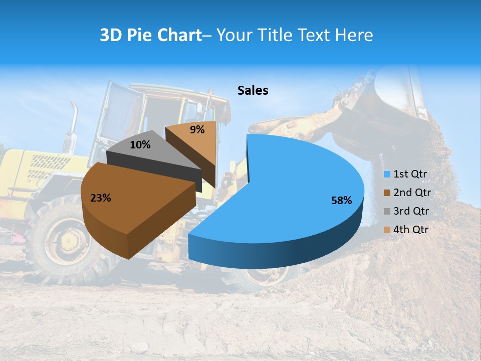 Shovel Earthmoving Heavy Duty PowerPoint Template