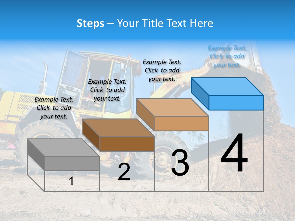 Shovel Earthmoving Heavy Duty PowerPoint Template