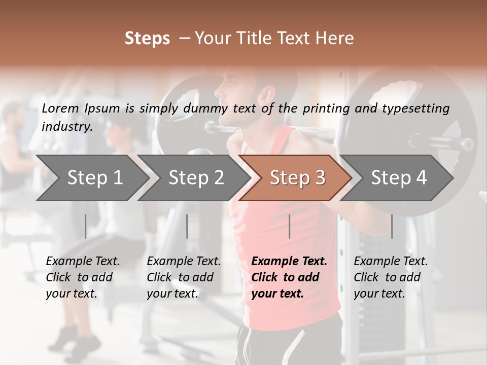 Body Latin Working PowerPoint Template