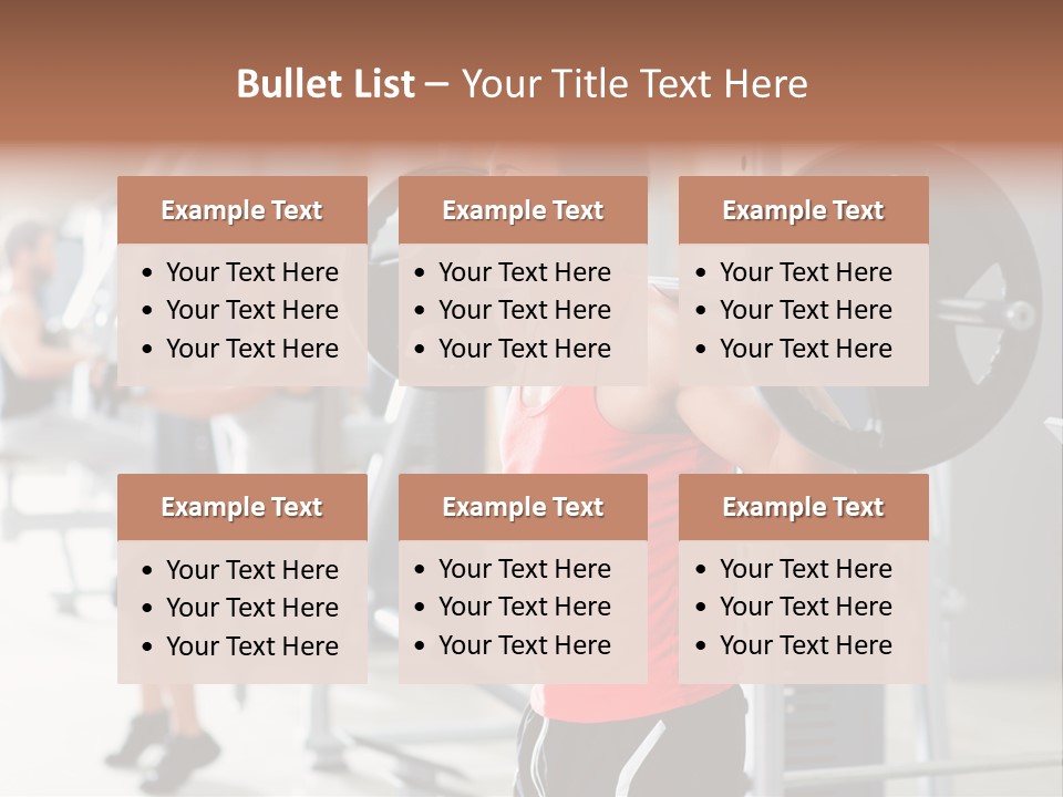 Body Latin Working PowerPoint Template