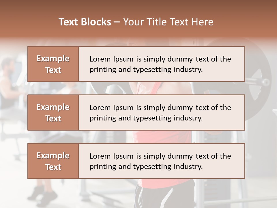 Body Latin Working PowerPoint Template