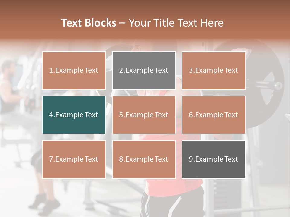 Body Latin Working PowerPoint Template