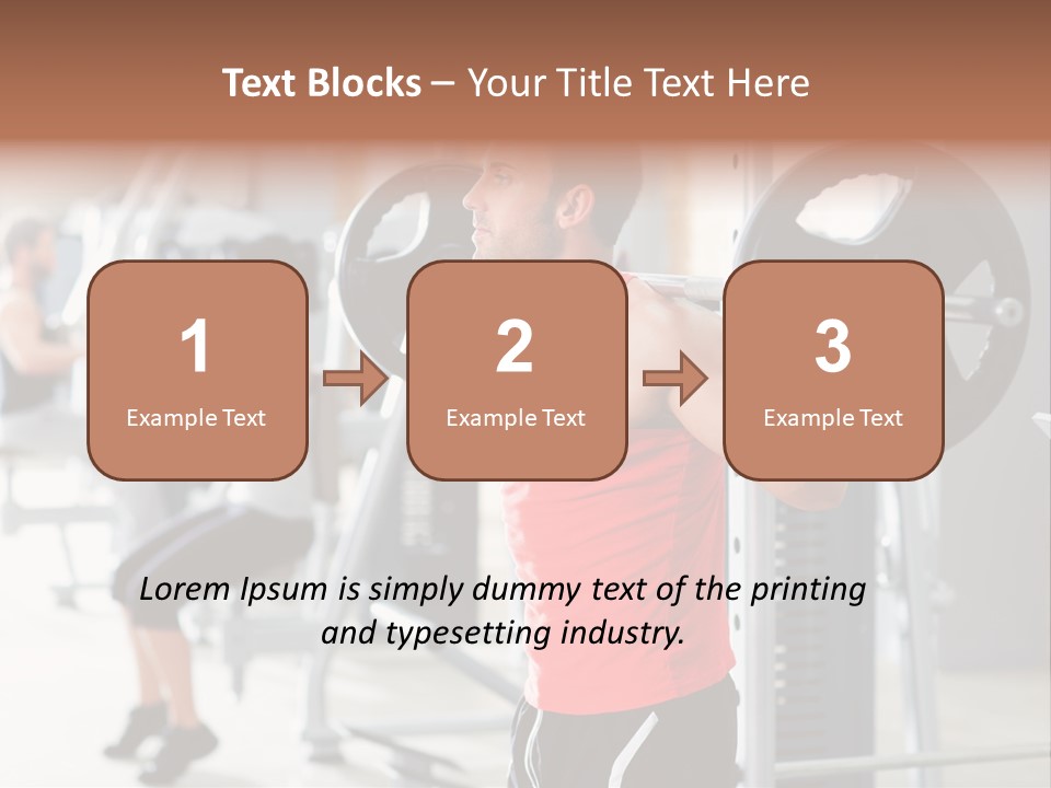 Body Latin Working PowerPoint Template