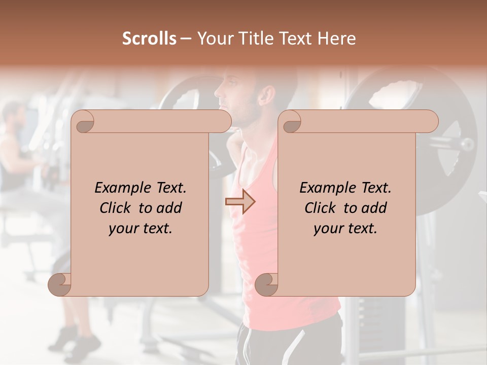 Body Latin Working PowerPoint Template