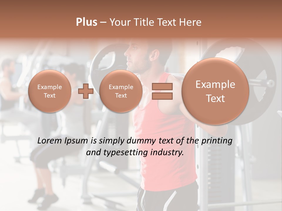 Body Latin Working PowerPoint Template