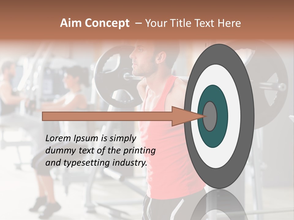 Body Latin Working PowerPoint Template