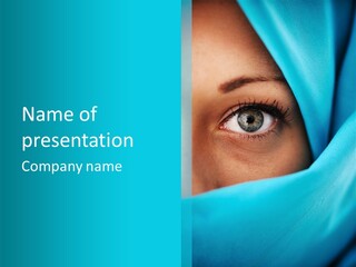 Islam Female Look PowerPoint Template