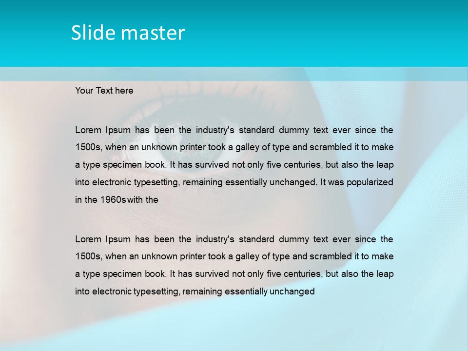 Islam Female Look PowerPoint Template