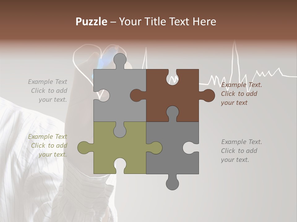 Beat Cardiogram Graph PowerPoint Template