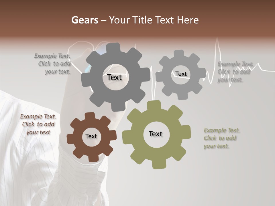 Beat Cardiogram Graph PowerPoint Template