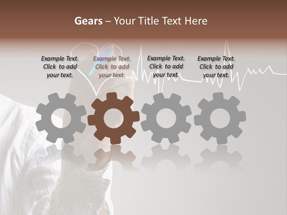 Beat Cardiogram Graph PowerPoint Template